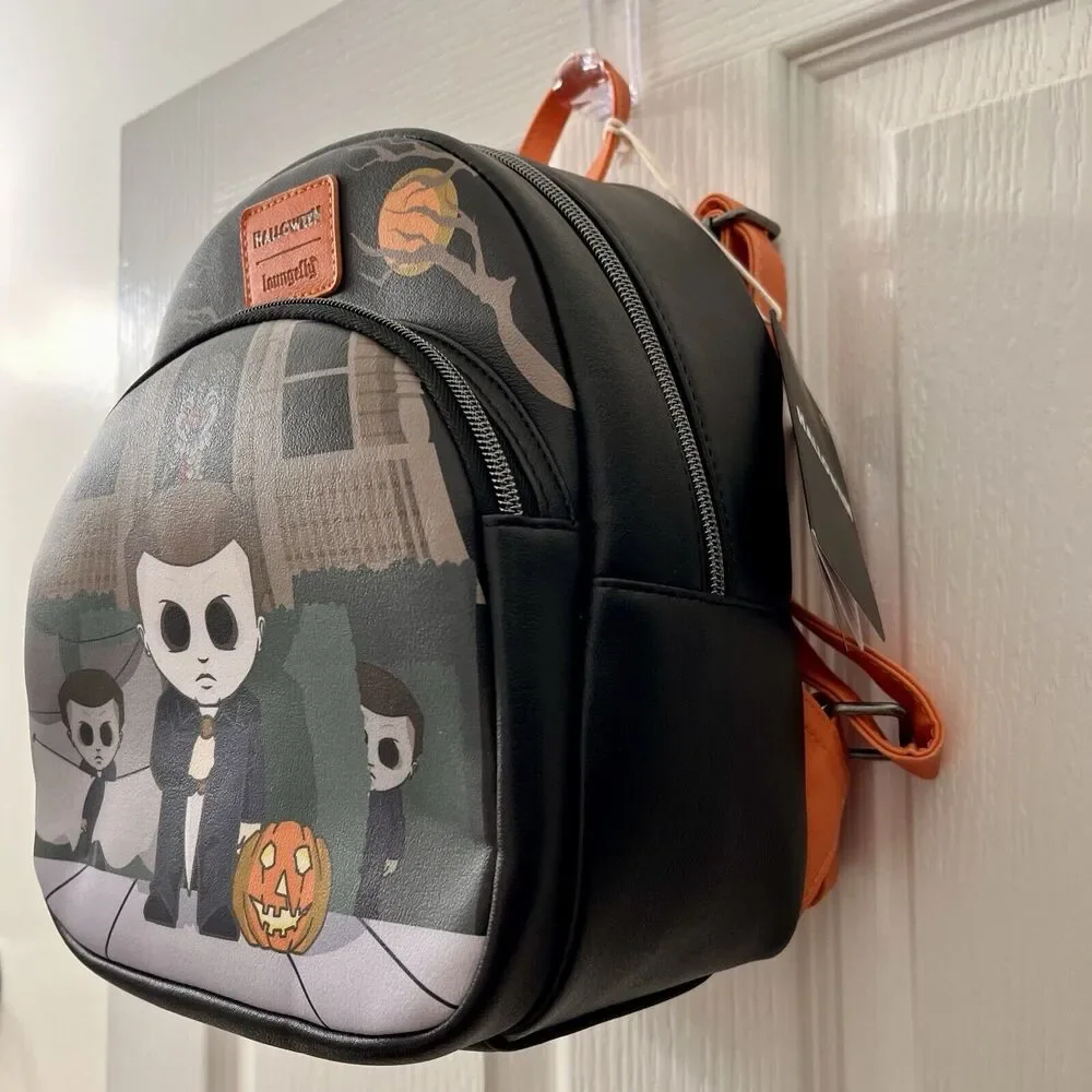 Loungefly Halloween Michael Myers Mini Backpack Chibi Trick or Treat Funko‎ New